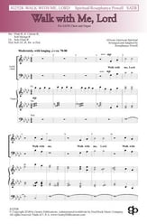 Walk with Me, Lord SATB choral sheet music cover